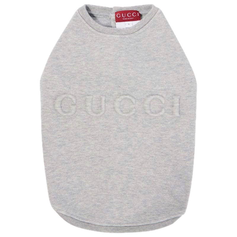 Moletom com estampa de cachorro e logotipo em relevo - Mercado de Luxo - O Maior E-Commerce de Bens, Produtos e Serviços de Luxo do Brasil.