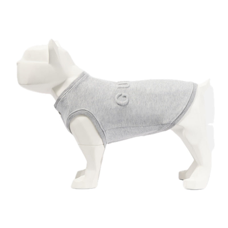 Moletom com estampa de cachorro e logotipo em relevo - Mercado de Luxo - O Maior E-Commerce de Bens, Produtos e Serviços de Luxo do Brasil.