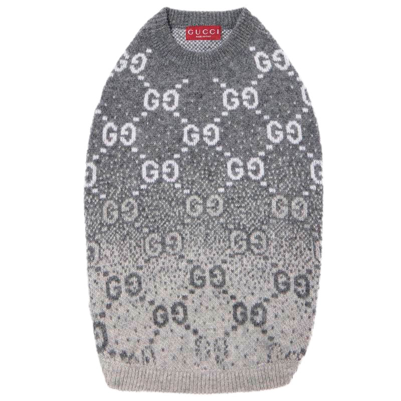 Suéter de lã jacquard para cachorro - Mercado de Luxo - O Maior E-Commerce de Bens, Produtos e Serviços de Luxo do Brasil.