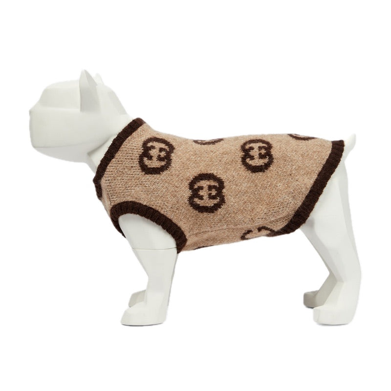 Suéter para cachorro em mistura de mohair G entrelaçado - Mercado de Luxo - O Maior E-Commerce de Bens, Produtos e Serviços de Luxo do Brasil.