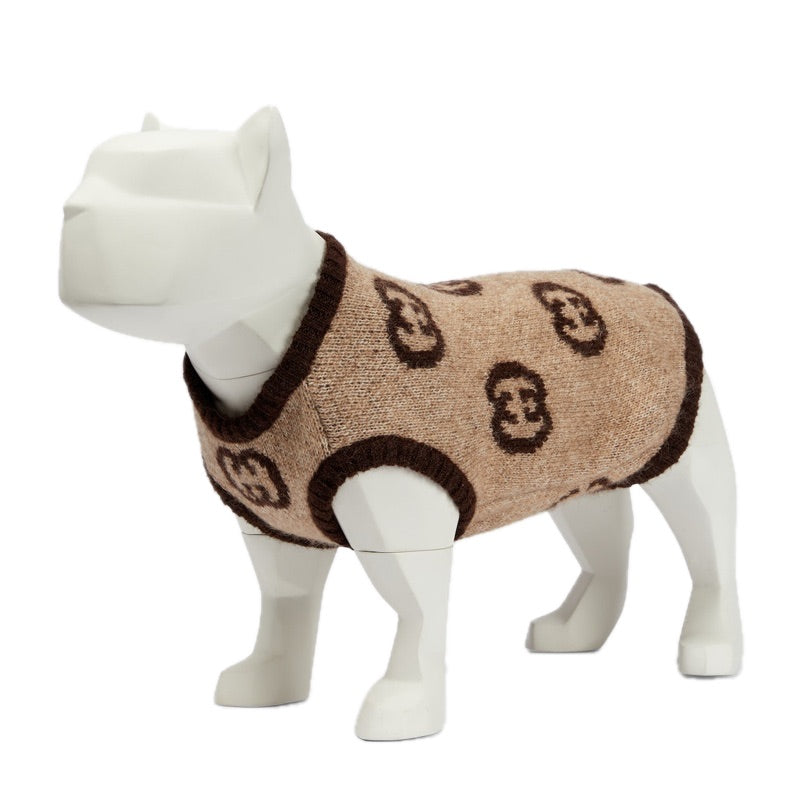 Suéter para cachorro em mistura de mohair G entrelaçado - Mercado de Luxo - O Maior E-Commerce de Bens, Produtos e Serviços de Luxo do Brasil.