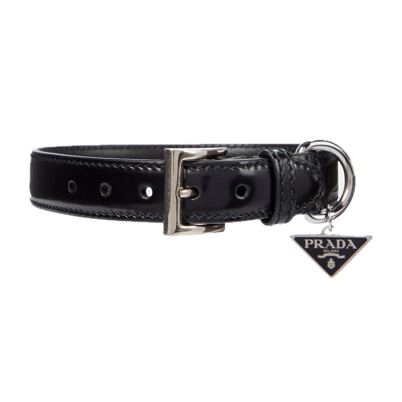 Coleira de couro escovado para cães - Mercado de Luxo - O Maior E-Commerce de Bens, Produtos e Serviços de Luxo do Brasil.