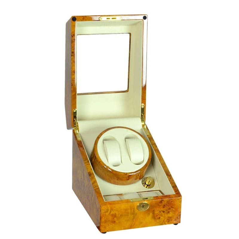 Caixas e Winders Heritage Burlwood Duplo SW1803 - Mercado de Luxo - O Maior E-Commerce de Bens, Produtos e Serviços de Luxo do Brasil.