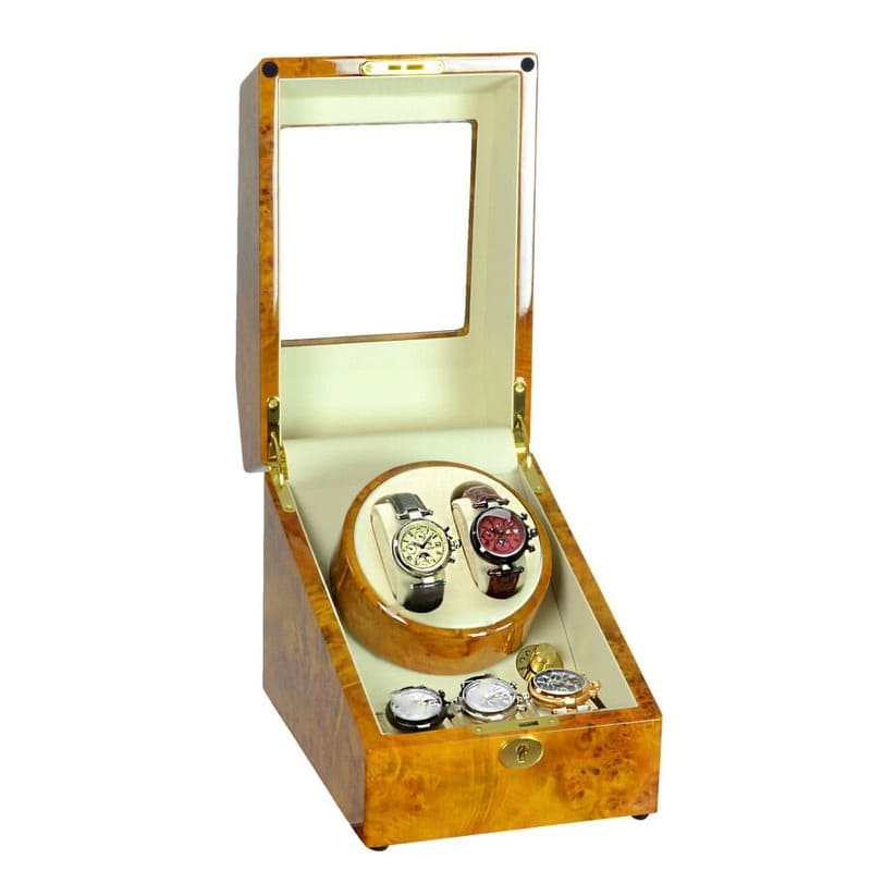 Caixas e Winders Heritage Burlwood Duplo SW1803 - Mercado de Luxo - O Maior E-Commerce de Bens, Produtos e Serviços de Luxo do Brasil.