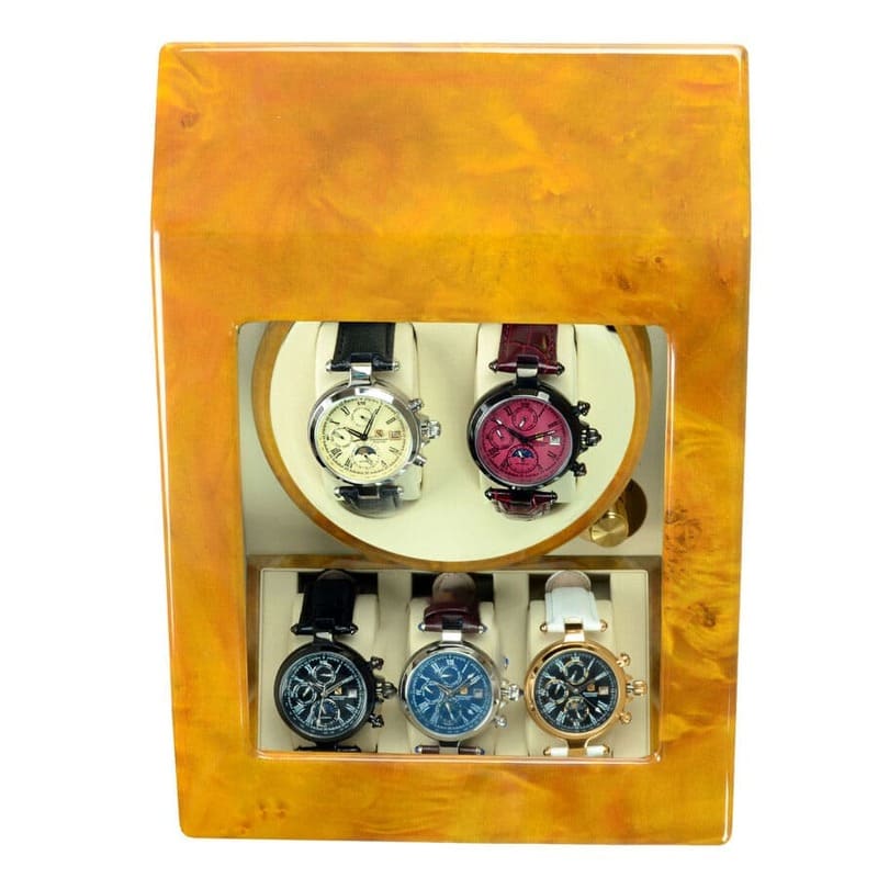 Caixas e Winders Heritage Burlwood Duplo SW1803 - Mercado de Luxo - O Maior E-Commerce de Bens, Produtos e Serviços de Luxo do Brasil.