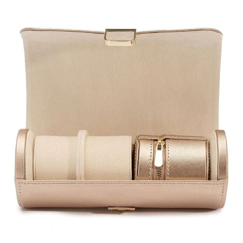 Caixas e Winders Rose Palermo Duplo Roll With Jewelry Pouch - Mercado de Luxo - O Maior E-Commerce de Bens, Produtos e Serviços de Luxo do Brasil.