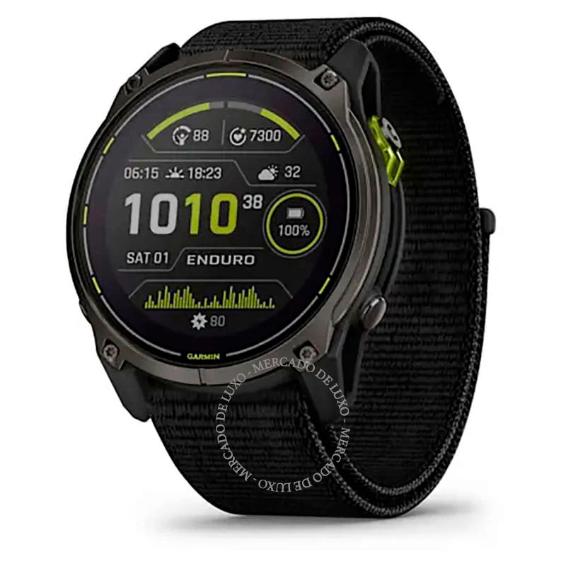 Smartwatch Enduro 3 51 mm Solar Sapphire - Mercado de Luxo - O Maior E-Commerce de Bens, Produtos e Serviços de Luxo do Brasil.
