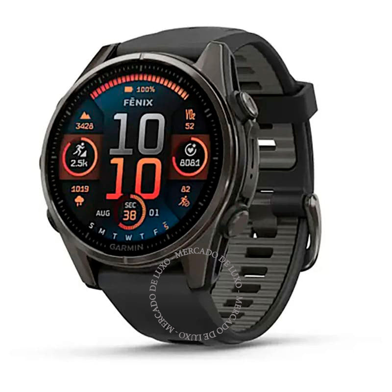 Smartwatch Fenix 8 Amoled Sapphire 43 mm - Mercado de Luxo - O Maior E-Commerce de Bens, Produtos e Serviços de Luxo do Brasil.