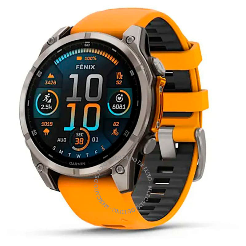 Smartwatch Fenix 8 Amoled Sapphire 47 mm - Mercado de Luxo - O Maior E-Commerce de Bens, Produtos e Serviços de Luxo do Brasil.