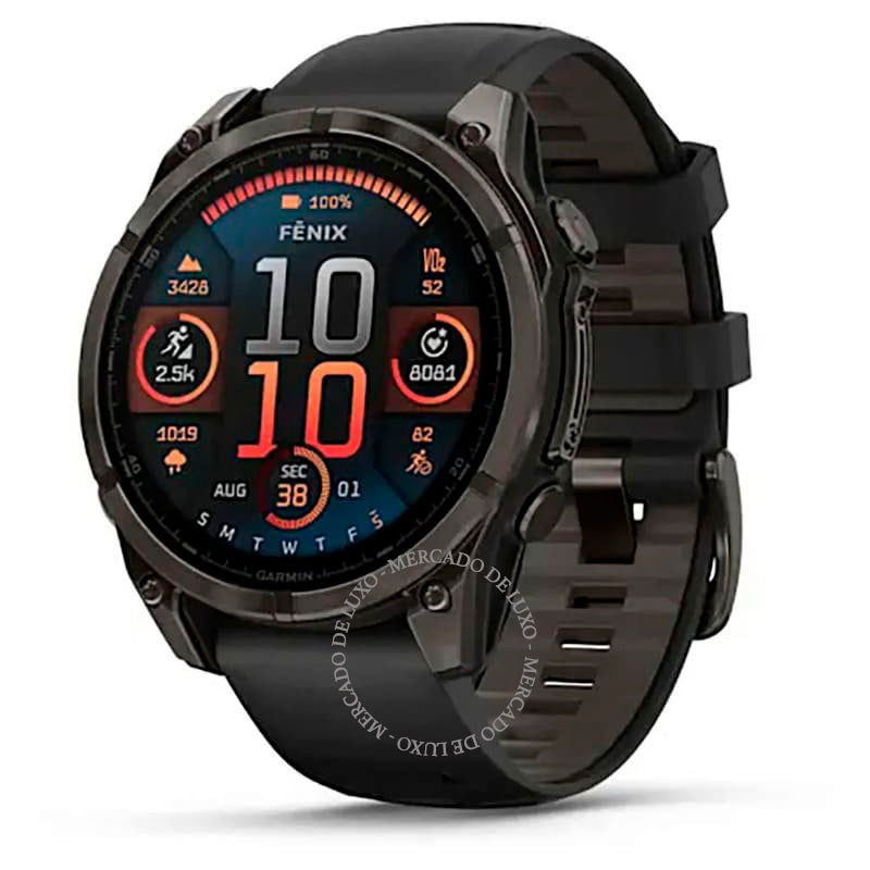 Smartwatch Fenix 8 Amoled Sapphire 47 mm - Mercado de Luxo - O Maior E-Commerce de Bens, Produtos e Serviços de Luxo do Brasil.