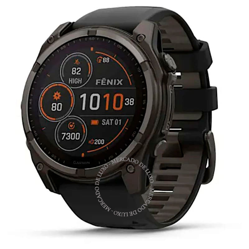 Smartwatch Fenix 8 Solar Sapphire 51 mm - Mercado de Luxo - O Maior E-Commerce de Bens, Produtos e Serviços de Luxo do Brasil.