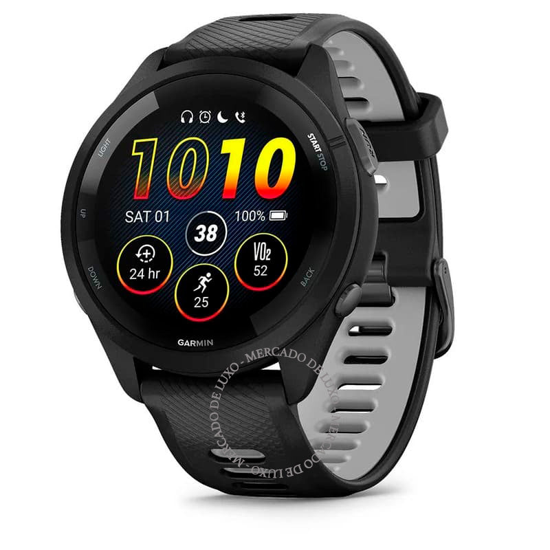 Smartwatch Forerunner 265 - Mercado de Luxo - O Maior E-Commerce de Bens, Produtos e Serviços de Luxo do Brasil.