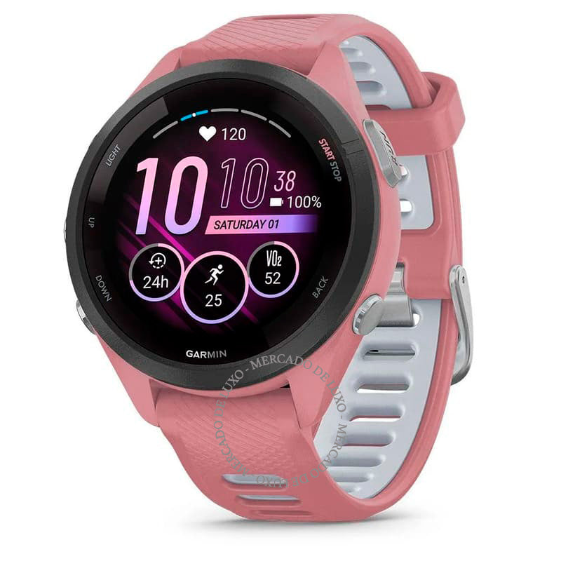 Smartwatch Forerunner 265S - Mercado de Luxo - O Maior E-Commerce de Bens, Produtos e Serviços de Luxo do Brasil.