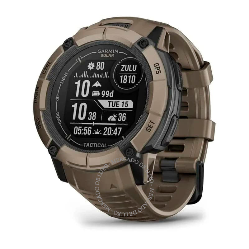 Smartwatch Instinct 2X Solar Tactical - Mercado de Luxo - O Maior E-Commerce de Bens, Produtos e Serviços de Luxo do Brasil.