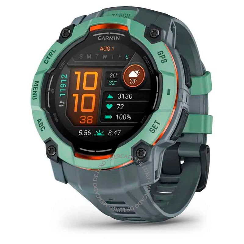 Smartwatch Instinct 3 Amoled 50 mm - Mercado de Luxo - O Maior E-Commerce de Bens, Produtos e Serviços de Luxo do Brasil.