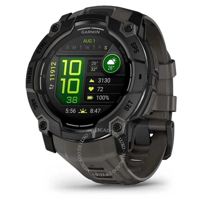 Smartwatch Instinct 3 Amoled 50 mm - Mercado de Luxo - O Maior E-Commerce de Bens, Produtos e Serviços de Luxo do Brasil.