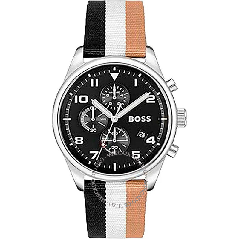 Relógio Boss Sport Chrono 44 mm - Mercado de Luxo - O Maior E-Commerce de Bens, Produtos e Serviços de Luxo do Brasil.