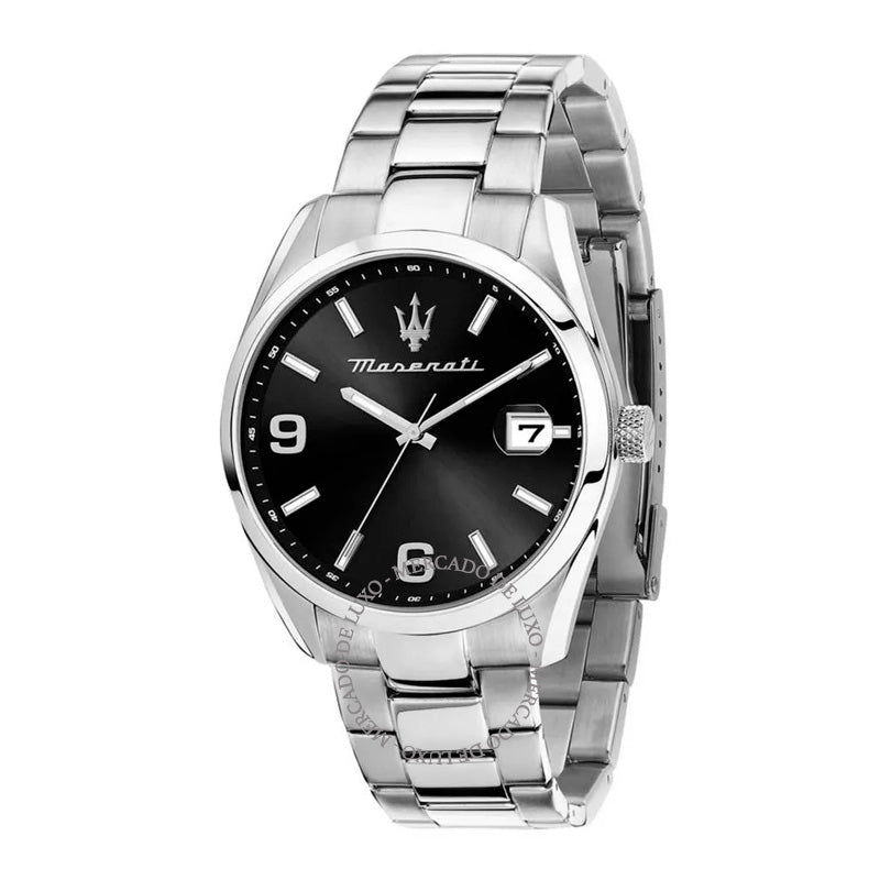 Relógio Attrazione 3H Br SS 43 mm - Mercado de Luxo - O Maior E-Commerce de Bens, Produtos e Serviços de Luxo do Brasil.