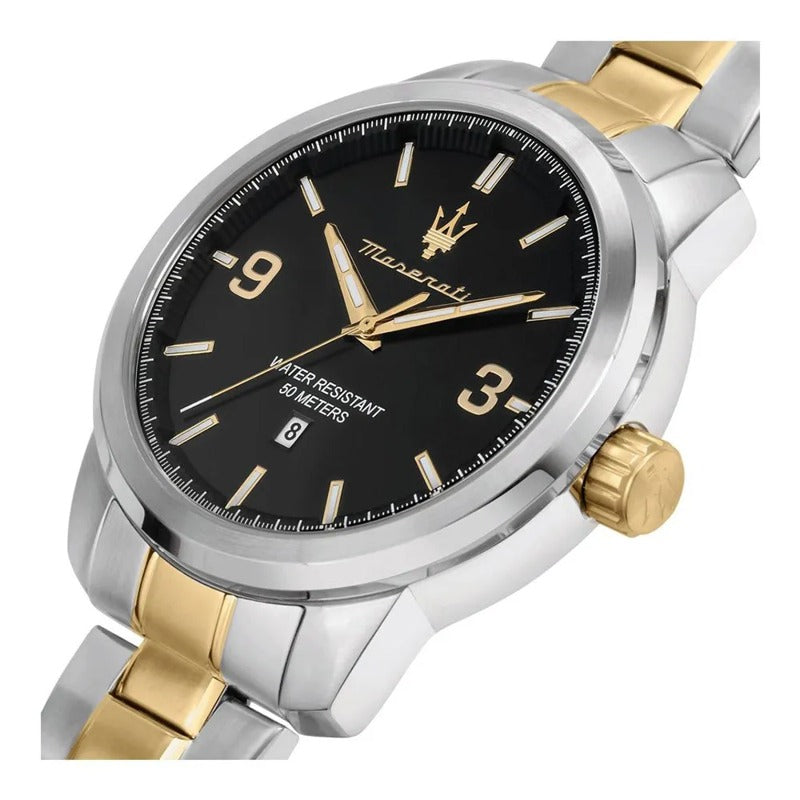 Relógio Successo 3H Black Dial Br Ss+Yg 44 mm - Mercado de Luxo - O Maior E-Commerce de Bens, Produtos e Serviços de Luxo do Brasil.