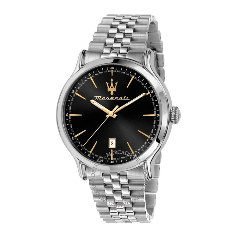 Relógio Epoca 3H Black Dial Br Ss 42 mm - Mercado de Luxo - O Maior E-Commerce de Bens, Produtos e Serviços de Luxo do Brasil.