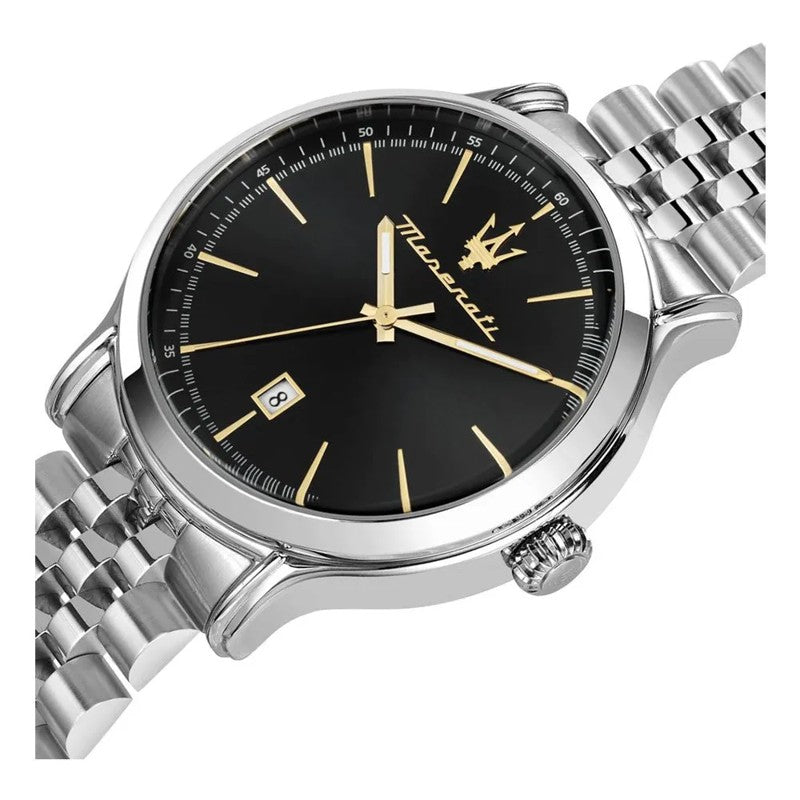 Relógio Epoca 3H Black Dial Br Ss 42 mm - Mercado de Luxo - O Maior E-Commerce de Bens, Produtos e Serviços de Luxo do Brasil.