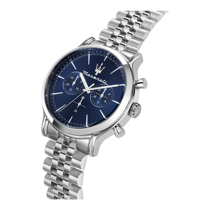 Relógio Epoca Chr Blue Dial Br Ss 42 mm - Mercado de Luxo - O Maior E-Commerce de Bens, Produtos e Serviços de Luxo do Brasil.