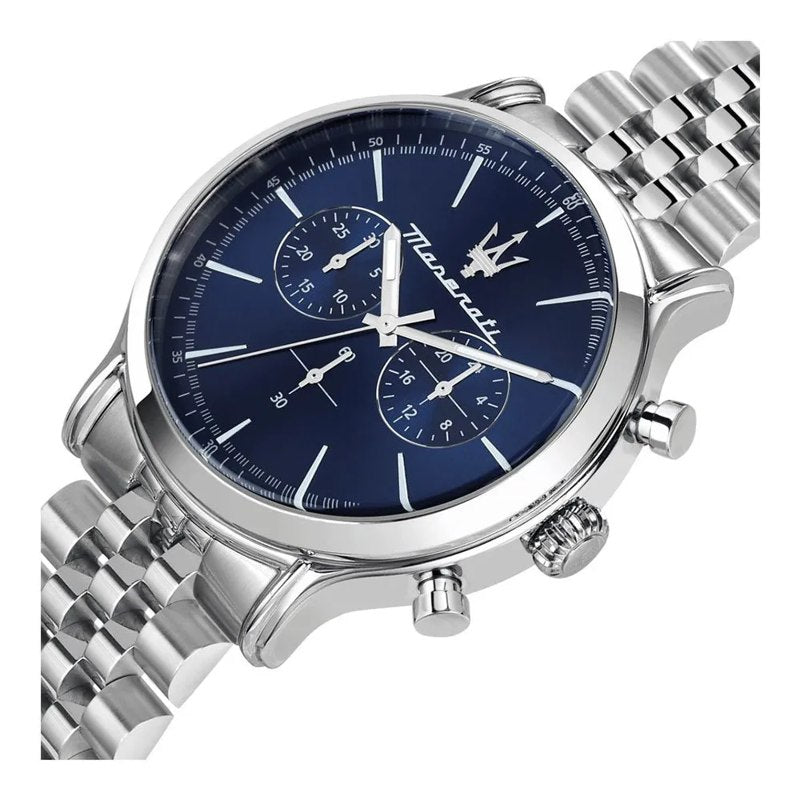 Relógio Epoca Chr Blue Dial Br Ss 42 mm - Mercado de Luxo - O Maior E-Commerce de Bens, Produtos e Serviços de Luxo do Brasil.
