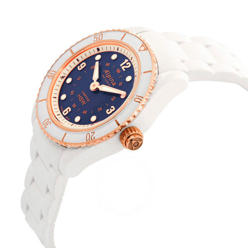 Relógio com alarme de quartzo e mostrador azul 36 mm - Mercado de Luxo - O Maior E-Commerce de Bens, Produtos e Serviços de Luxo do Brasil.