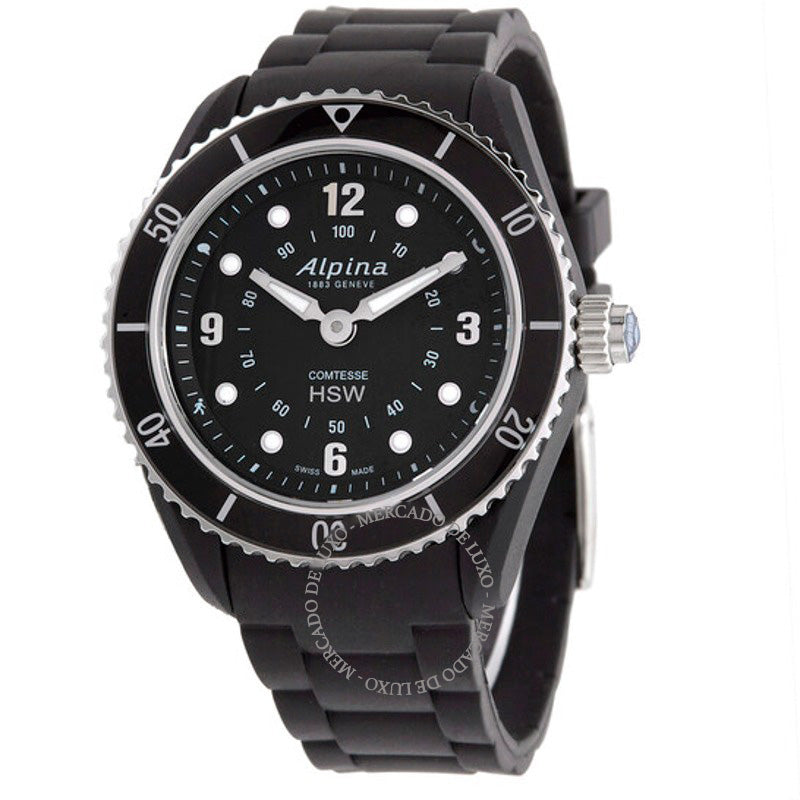 Relógio Horological com alarme e mostrador preto 36 mm - Mercado de Luxo - O Maior E-Commerce de Bens, Produtos e Serviços de Luxo do Brasil.
