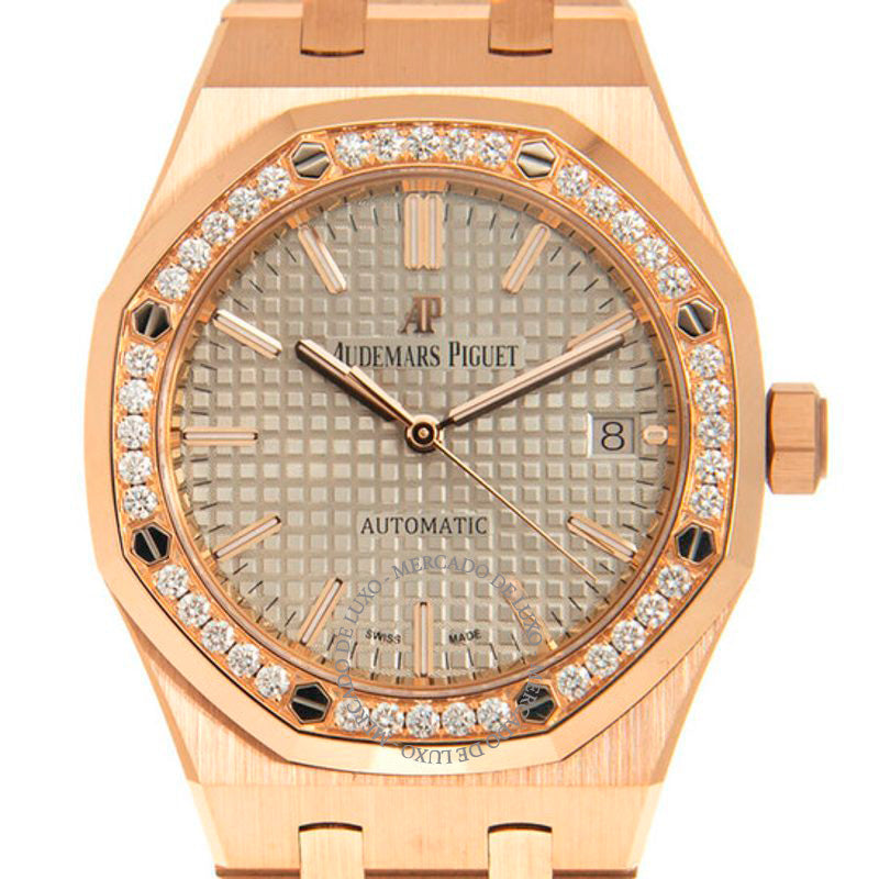 Relógio Royal Oak Automático com Diamantes 37 mm - Mercado de Luxo - O Maior E-Commerce de Bens, Produtos e Serviços de Luxo do Brasil.