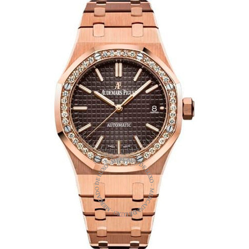Relógio Royal Oak Automático com Diamantes 37 mm - Mercado de Luxo - O Maior E-Commerce de Bens, Produtos e Serviços de Luxo do Brasil.
