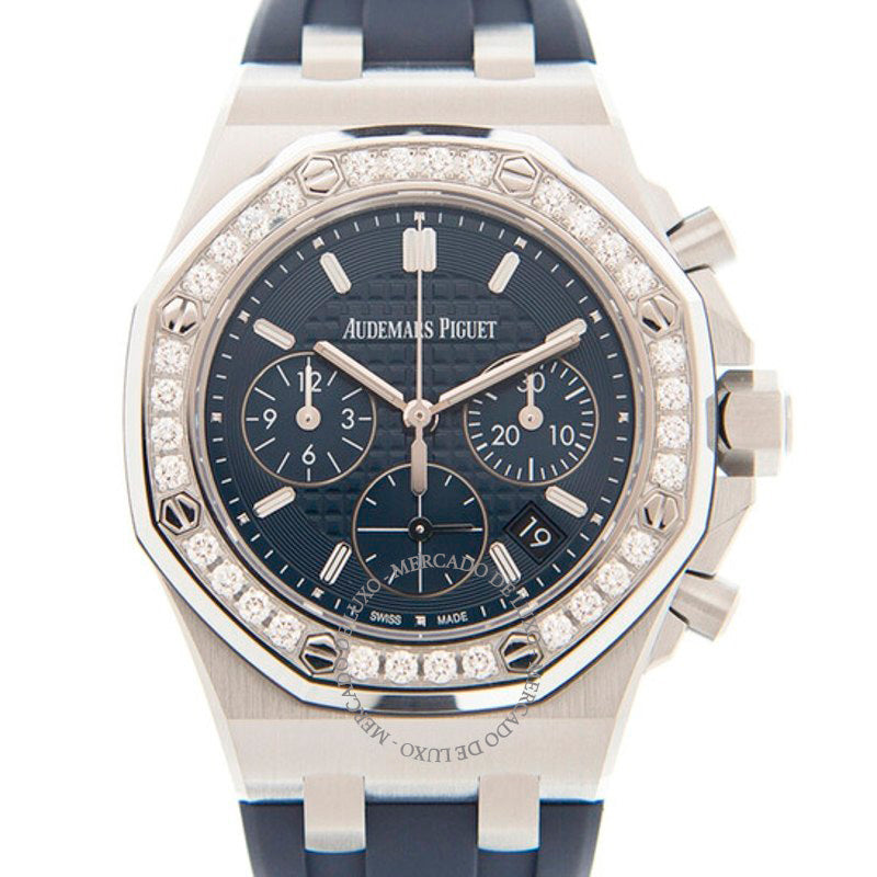Relógio Mostrador Azul Diamante Automático 37 mm - Mercado de Luxo - O Maior E-Commerce de Bens, Produtos e Serviços de Luxo do Brasil.