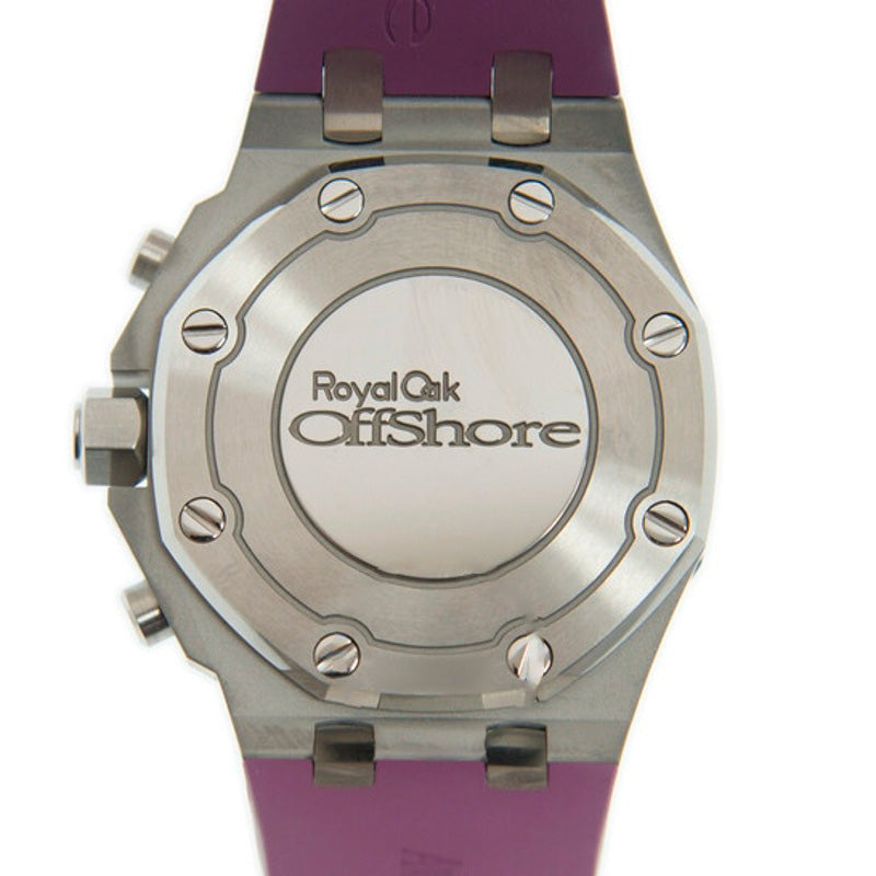 Relógio Royal Oak Offshore Chronograph Mostrador Roxo Diamante 37 mm - Mercado de Luxo - O Maior E-Commerce de Bens, Produtos e Serviços de Luxo do Brasil.