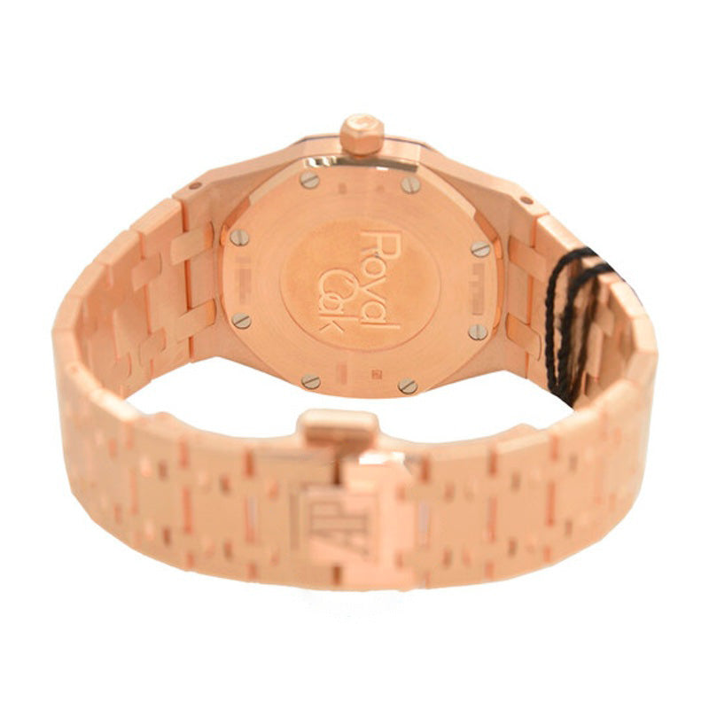 Relógio Royal Oak Silver Dial Ouro Rosa 18k 33 mm - Mercado de Luxo - O Maior E-Commerce de Bens, Produtos e Serviços de Luxo do Brasil.