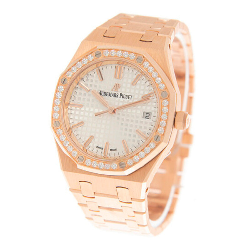 Relógio Royal Oak Automático Diamante Mostrador Branco 34 mm - Mercado de Luxo - O Maior E-Commerce de Bens, Produtos e Serviços de Luxo do Brasil.