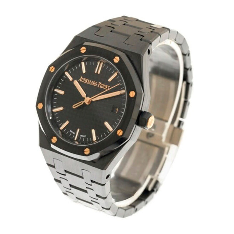 Relógio Royal Oak Automático Mostrador Preto 34 mm - Mercado de Luxo - O Maior E-Commerce de Bens, Produtos e Serviços de Luxo do Brasil.