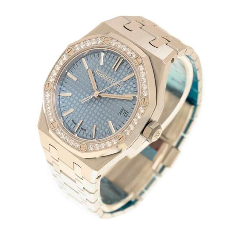 Relógio Royal Oak Automático Diamante Mostrador Azul  - Mercado de Luxo - O Maior E-Commerce de Bens, Produtos e Serviços de Luxo do Brasil.