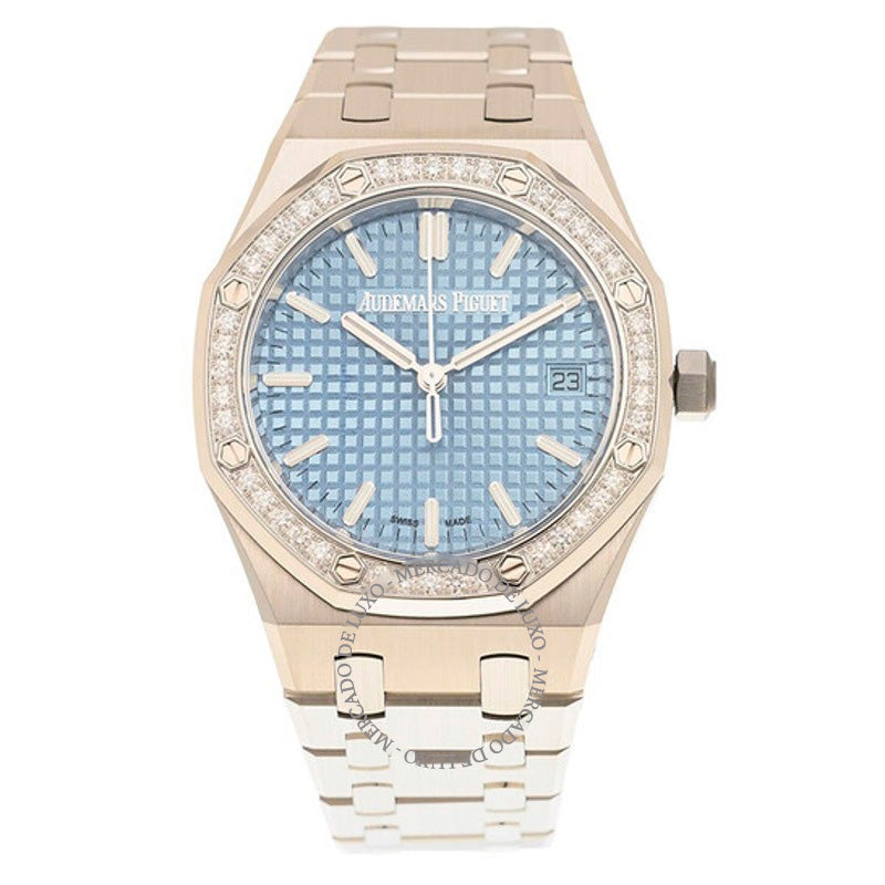 Relógio Royal Oak "50º Aniversário" Automático Mostrador Azul Diamante 34 mm - Mercado de Luxo - O Maior E-Commerce de Bens, Produtos e Serviços de Luxo do Brasil.