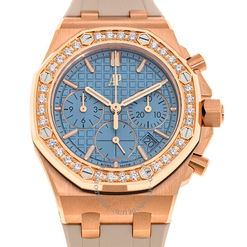 Relógio Royal Oak Offshore Cronógrafo Automático Diamante Mostrador Azul 37 mm - Mercado de Luxo - O Maior E-Commerce de Bens, Produtos e Serviços de Luxo do Brasil.