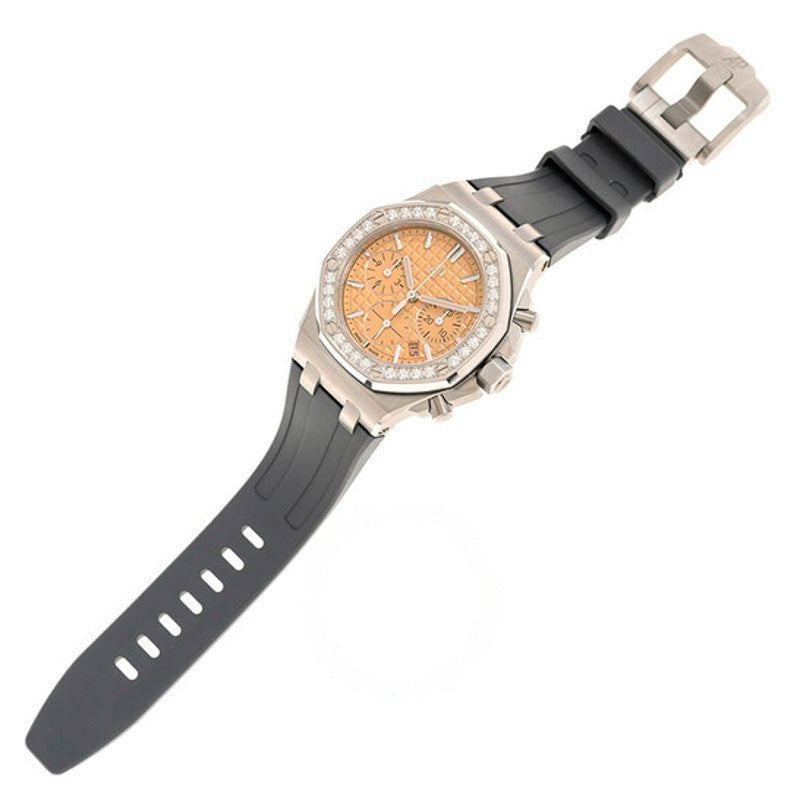 Relógio Royal Oak Offshore Cronógrafo Automático Mostrador Rosa Diamante 37 mm - Mercado de Luxo - O Maior E-Commerce de Bens, Produtos e Serviços de Luxo do Brasil.