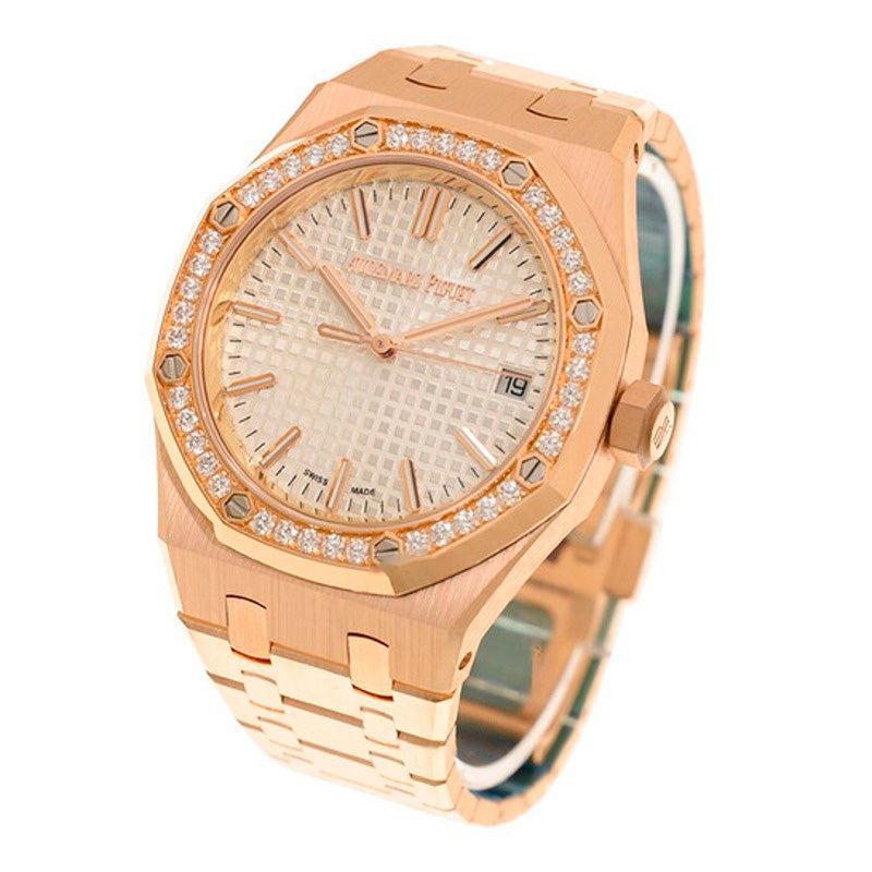 Relógio Royal Oak Automático Diamante Mostrador Prateado 37 mm - Mercado de Luxo - O Maior E-Commerce de Bens, Produtos e Serviços de Luxo do Brasil.