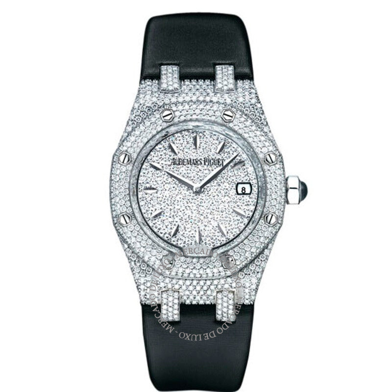 Relógio Royal Oak Diamond Pave Ouro Branco 18 K  - Mercado de Luxo - O Maior E-Commerce de Bens, Produtos e Serviços de Luxo do Brasil.