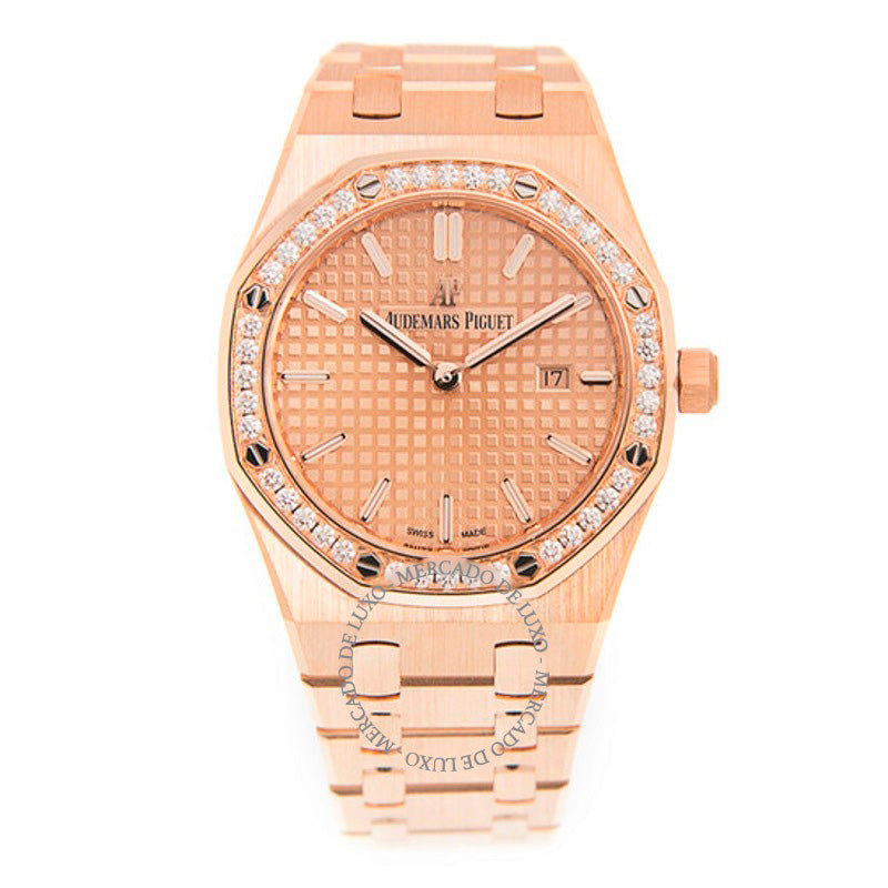 Relógio Royal Oak Quartzo Diamante 33 mm - Mercado de Luxo - O Maior E-Commerce de Bens, Produtos e Serviços de Luxo do Brasil.