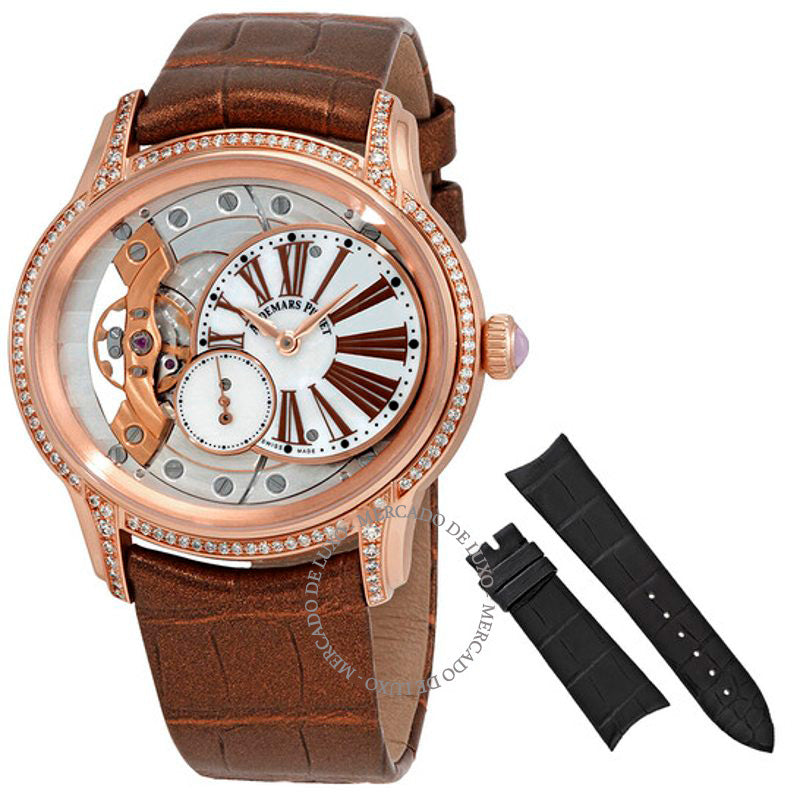 Relógio Millenary em ouro rosa 18 quilates com mostrador em madrepérola branca 39 mm - Mercado de Luxo - O Maior E-Commerce de Bens, Produtos e Serviços de Luxo do Brasil.