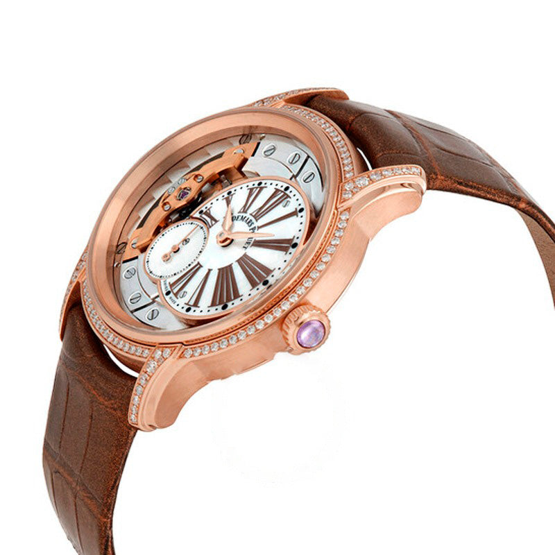 Relógio Millenary em ouro rosa 18 quilates com mostrador em madrepérola branca 39 mm - Mercado de Luxo - O Maior E-Commerce de Bens, Produtos e Serviços de Luxo do Brasil.