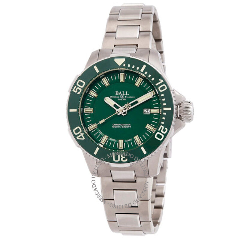 Relógio Engineer Hydrocarbon Deep Quest Automático Mostrador Verde 42 mm - Mercado de Luxo - O Maior E-Commerce de Bens, Produtos e Serviços de Luxo do Brasil.