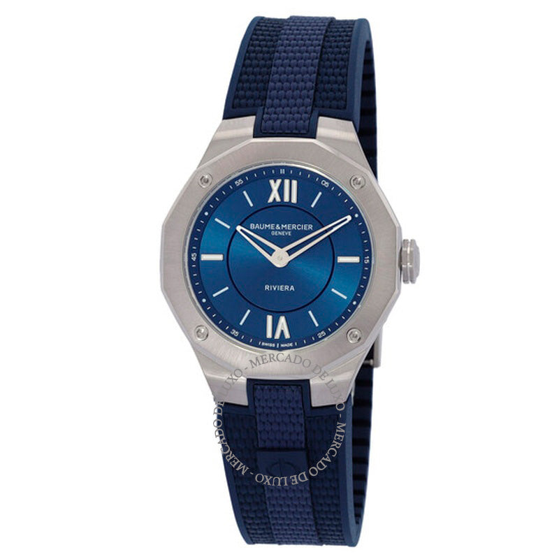 Relógio Riviera Quartz Mostrador Azul  - Mercado de Luxo - O Maior E-Commerce de Bens, Produtos e Serviços de Luxo do Brasil.