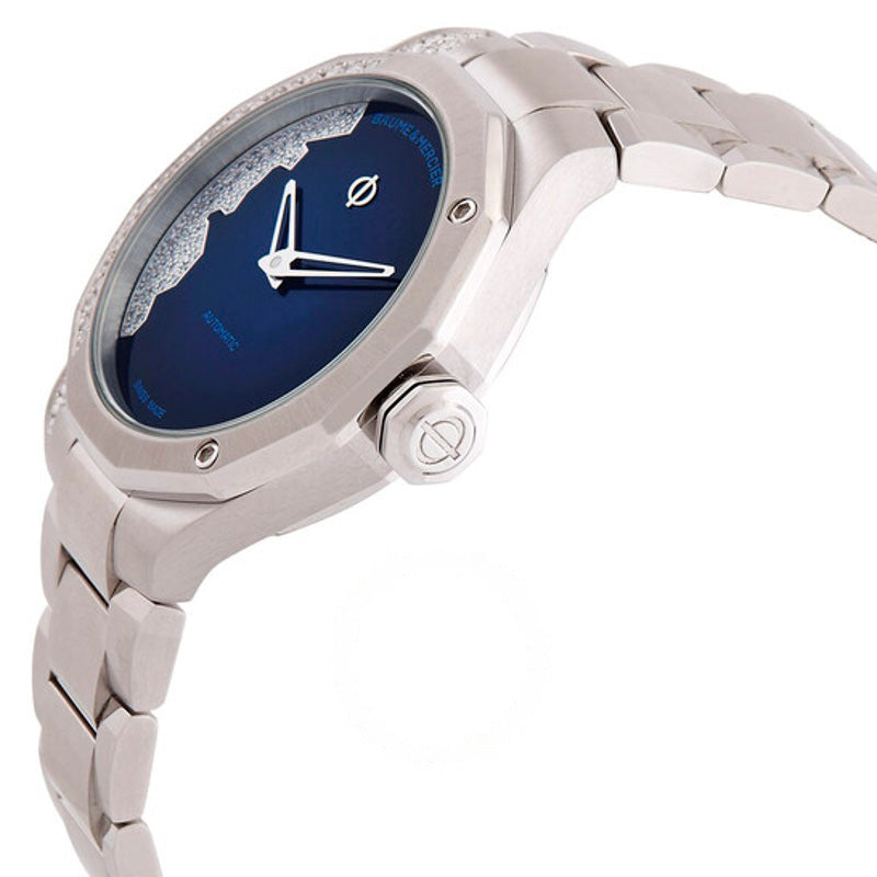 Relógio Riviera Automático Diamante Mostrador Azul 33 mm - Mercado de Luxo - O Maior E-Commerce de Bens, Produtos e Serviços de Luxo do Brasil.
