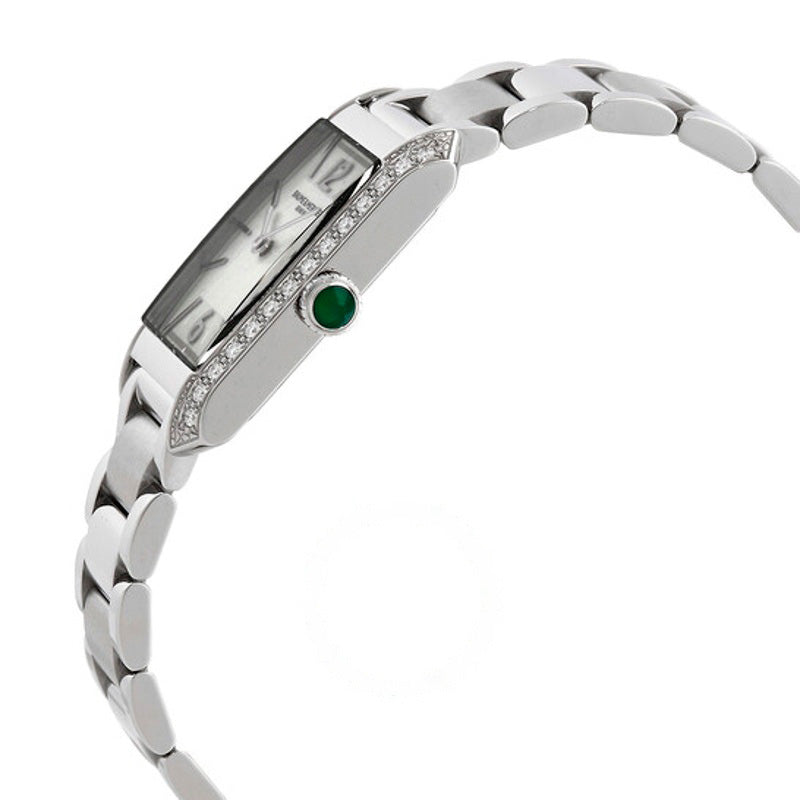 Relógio Mostrador prateado com diamantes de quartzo Hampton 22 mm - Mercado de Luxo - O Maior E-Commerce de Bens, Produtos e Serviços de Luxo do Brasil.