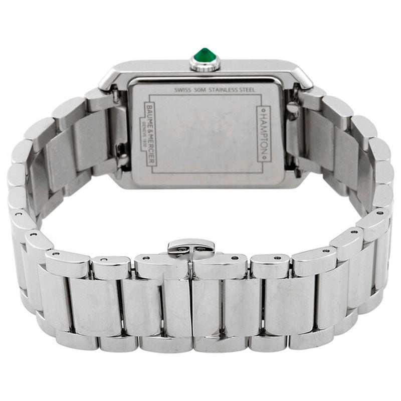 Relógio Mostrador prateado com diamantes de quartzo Hampton 22 mm - Mercado de Luxo - O Maior E-Commerce de Bens, Produtos e Serviços de Luxo do Brasil.